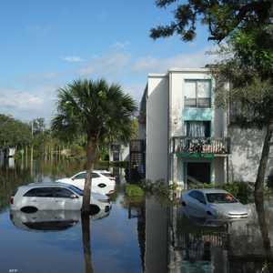 من آثار الإعصار ميلتون في فلوريدا