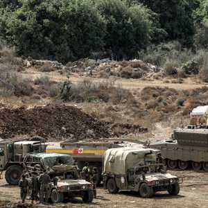 مركبات عسكرية إسرائيلية قرب الحدود اللبنانية