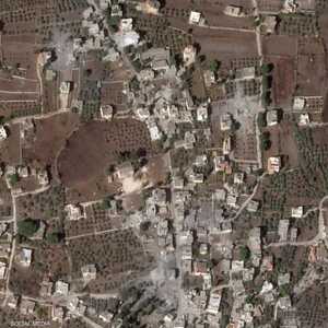 صورة تظهر دمارا واسعا في قرى الجنوب