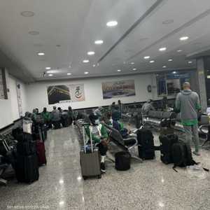 بقي أفراد منتخب نيجيريا في مطار الأبرق لأكثر من 12 ساعة