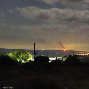 صورة متداولة للدبابة الإسرائيلية المتستهدفة