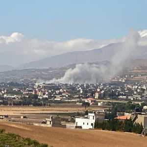 الغارة الإسرائيلية على تمنين في البقاع شرقي لبنان