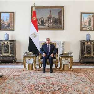 الرئيس المصري استقبل عراقجي اليوم الخميس