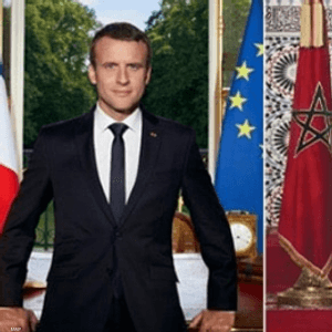 الملك محمد السادس والرئيس الفرنسي إيمانويل ماكرون