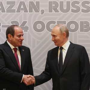 الرئيس المصري عبد الفتاح السيسي والرئيس الروسي بوتين