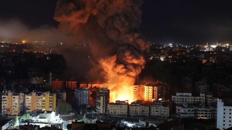 إسرائيل تشنّ سلسلة غارات عنيفة على الضاحية الجنوبية في بيروت | سكاي نيوز عربية