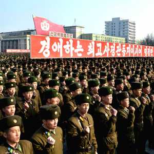 أرشيفية لجنود في جيش كوريا الشمالية