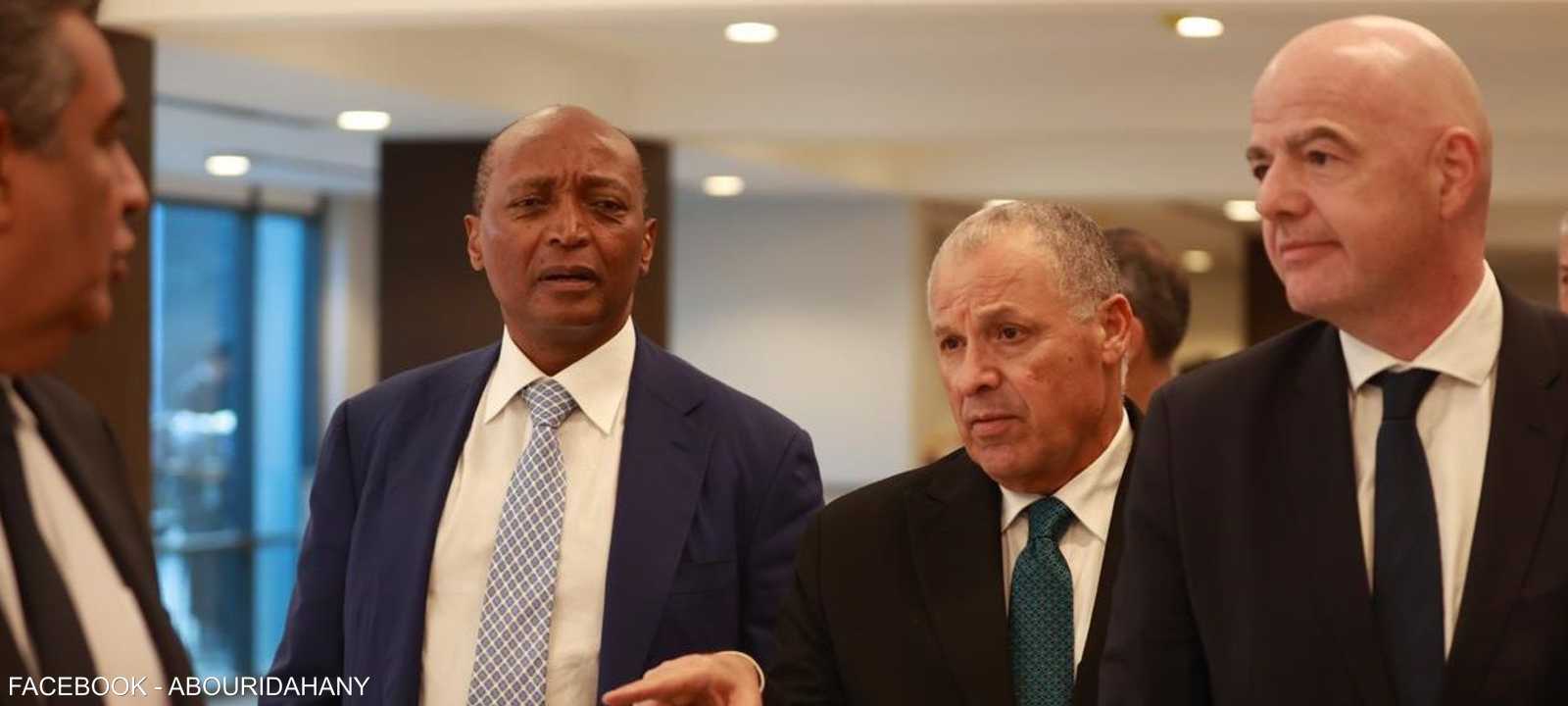 أرشيفية لإنفانتينو وموتسيبي وأبوريدة