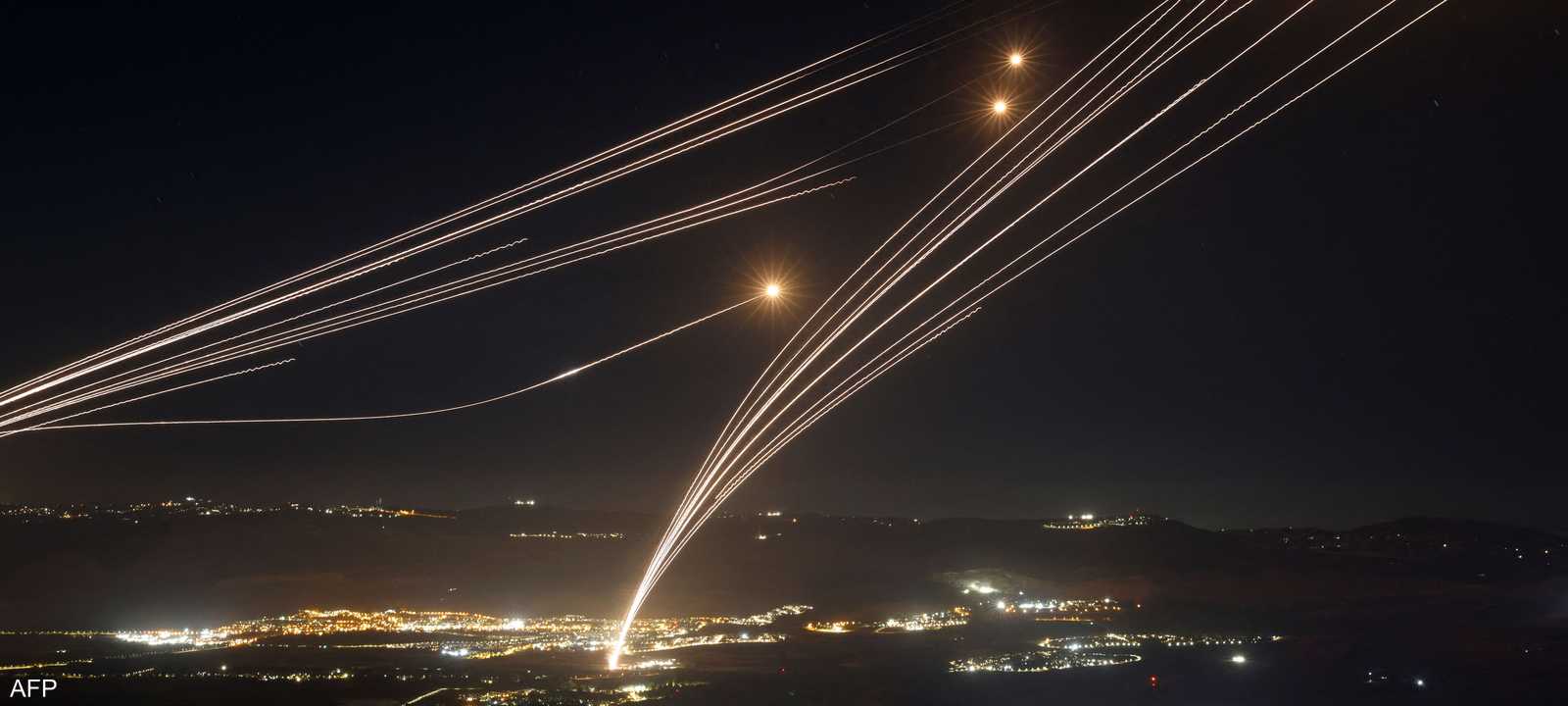 صواريخ حزب الله على مستوطنات إسرائيلية