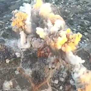 انفجار ضخم في جنوب لبنان