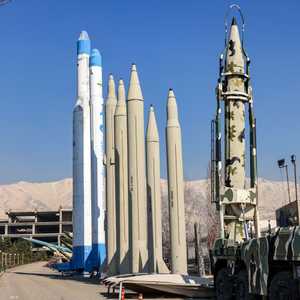 نماذج من الصواريخ الباليستية الإيرانية -أرشيفية-