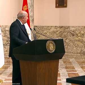 الرئيس المصري ونظيره الجزائري