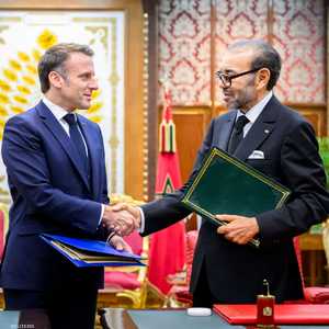ملك المغرب والرئيس الفرنسي