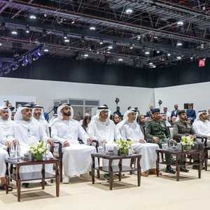 جانب من المؤتمر الصحفي بشأن منتدى اصنع في الإمارات