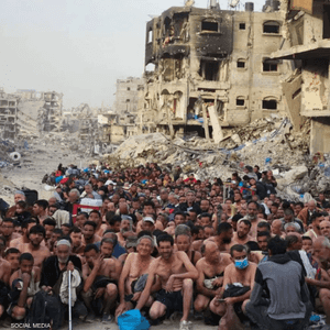 شهود قالوا إن الجيش الإسرائيلي أمر معظمهم بالتجرد من ملابسهم