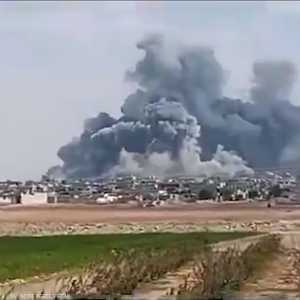 انفجارات تهز القصير بريف حمص