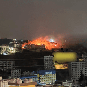 لقطات للغارات على النبطية