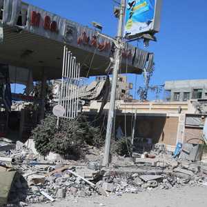 أرشيفية للدمار في حي تل الهوى بغزة