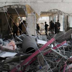 من آثار القصف الإسرائيلي على غزة