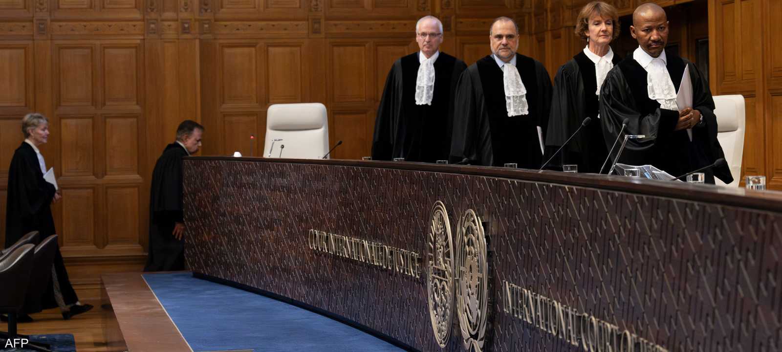 أرشيفية لمحكمة العدل الدولية التي تنظر في قضية الإبادة