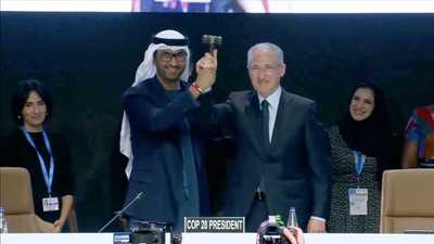 رئيس COP28 يدعو الأطراف إلى دعم تنفيذ "اتفاق الإمارات"