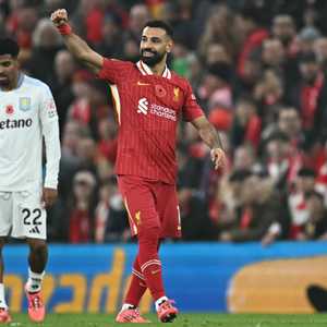 خاض صلاح 1347 دقيقة في 17 مباراة مع ليفربول هذا الموسم