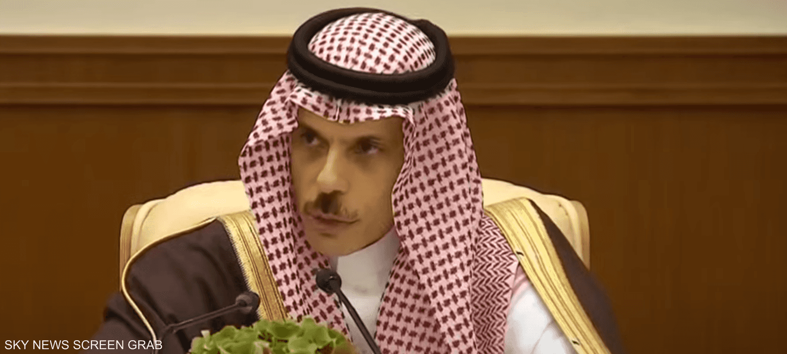 وزير الخارجية السعودي الأمير فيصل بن فرحان