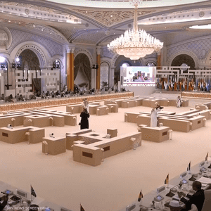 من القمة العربية الإسلامية في الرياض