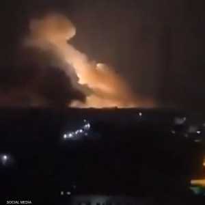 من الصور المتداولة للقصف على الحديدة