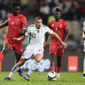 لقطة أرشيفية من مباراة جمعت غينيا الاستوائية والجزائر