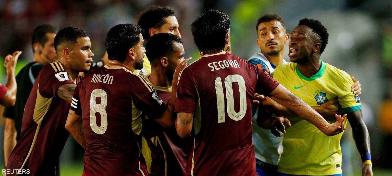 من لقاء فينيزويلا والبرازيل