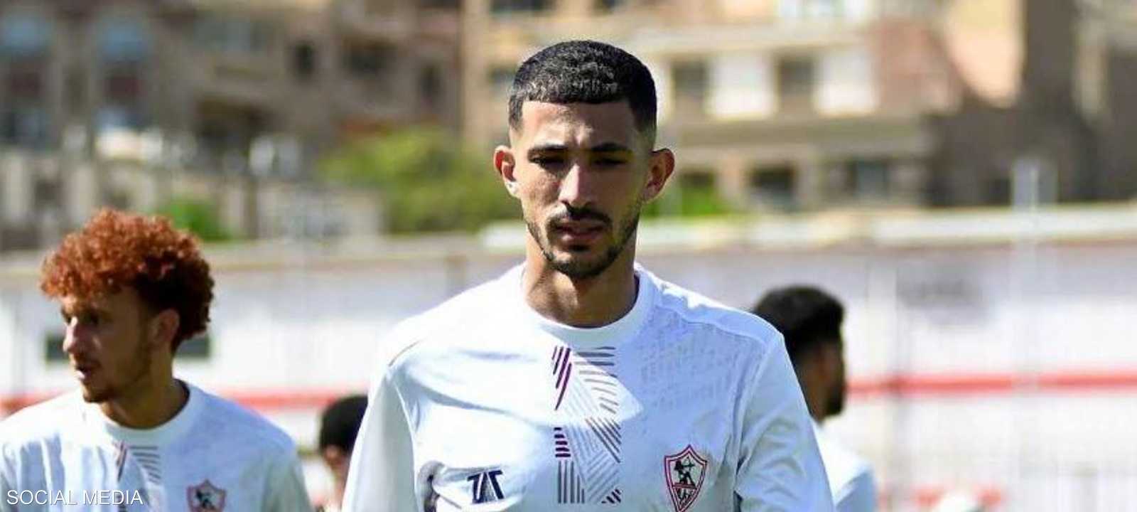 لاعب نادي الزمالك أحمد فتوح