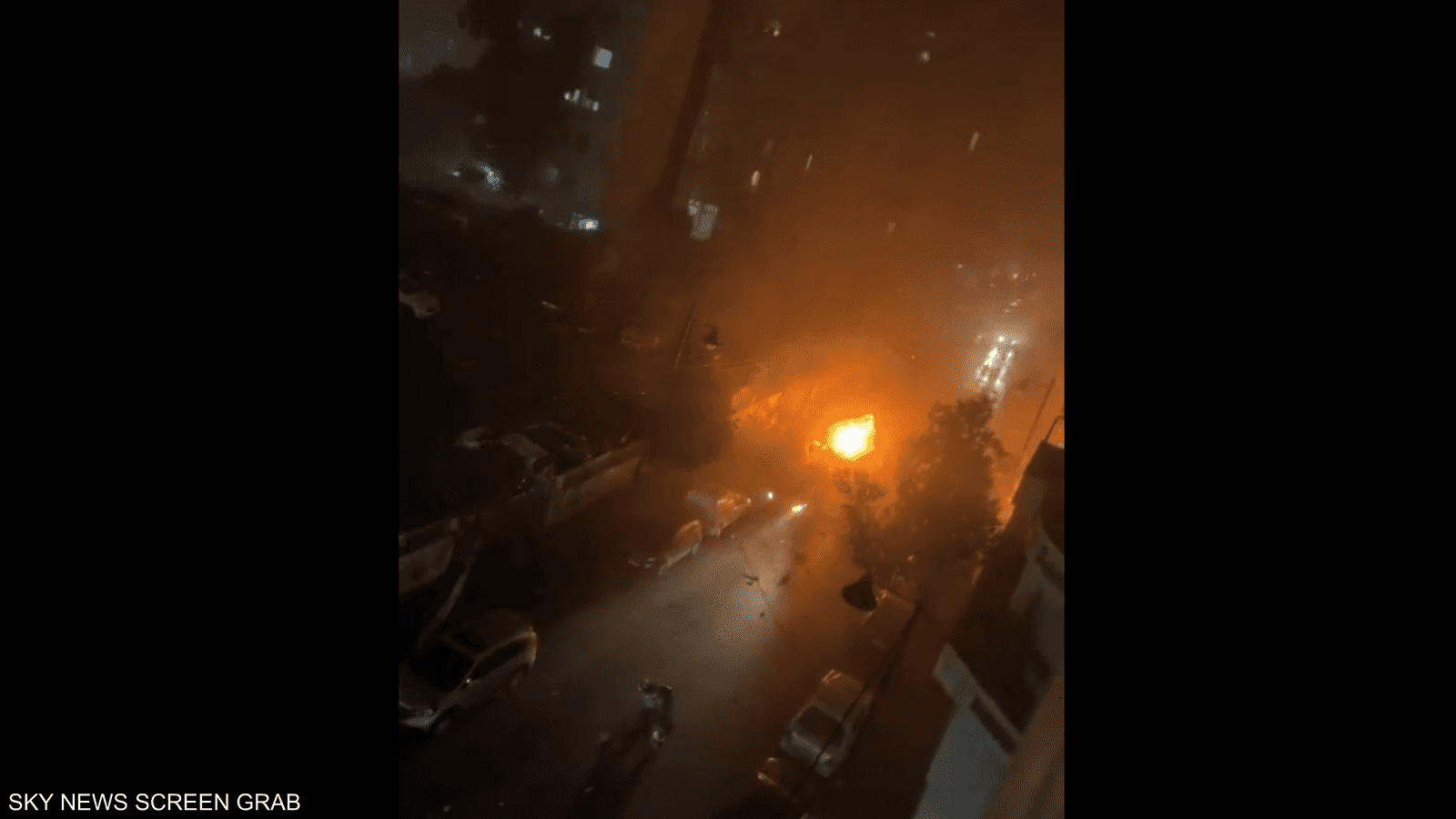 غارة إسرائيلية على منطقة مار إلياس في بيروت