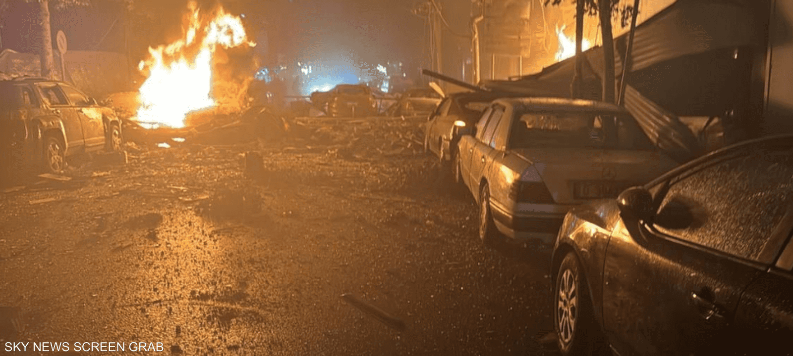 غارة إسرائيلية على منطقة مار إلياس في بيروت