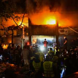 غارة إسرائيلية استهدفت مبنى في شارع مار إلياس في بيروت