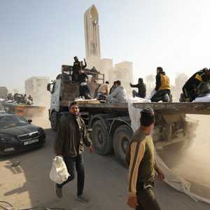 شاحنات المساعدات الإنسانية في غزة تتعرض للسرقة