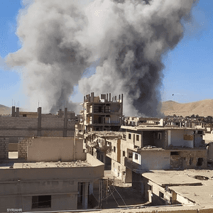 استهدفت الغارات ثلاثة مواقع في مدينة تدمر