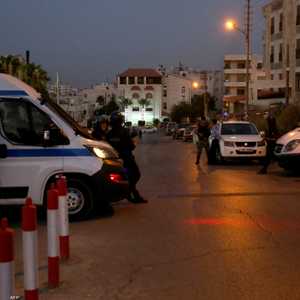 قوات أمن أردنية في محيط السفارة الإسرائيلية