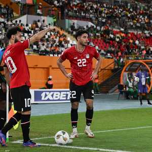 مرموش وصلاح مع منتخب "الفراعنة"