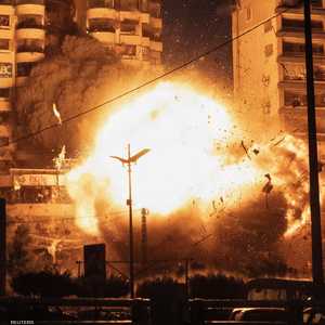 أرشيفية لضربة إسرائيلية على الضاحية الجنوبية لبيروت