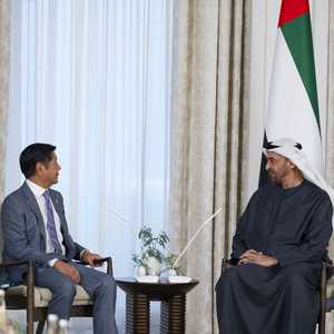رئيس دولة الإمارات والرئيس الفلبيني