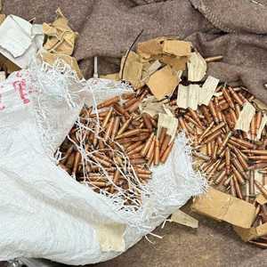 الذخائر التي كانت تحملها المسيرة