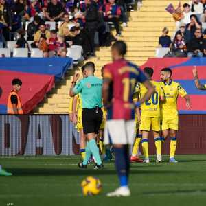 واجه الفريق الكتالوني صعوبة في اختراق دفاع لاس بالماس