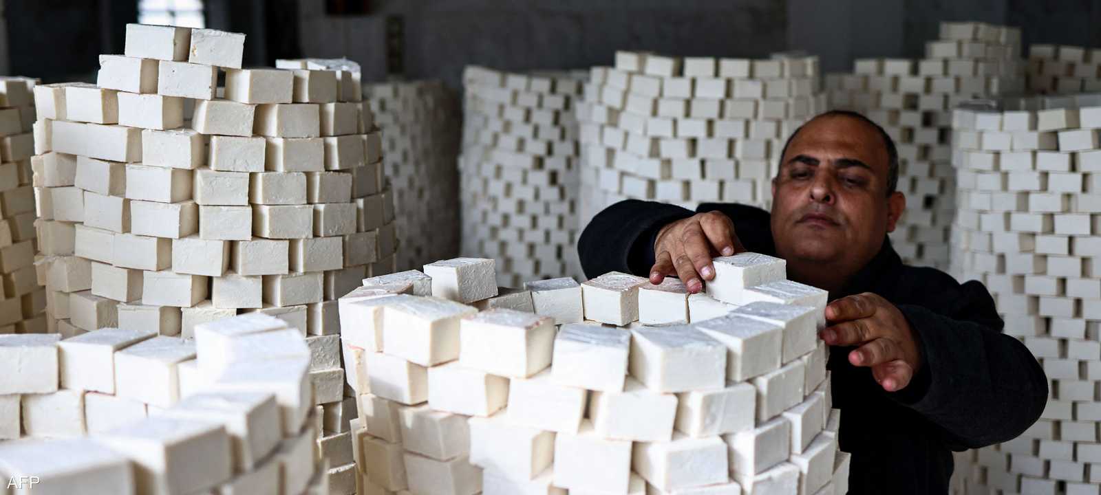 تشتهر نابلس بصناعة الصابون