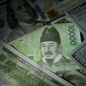 الوون الكوري مقابل الدولار