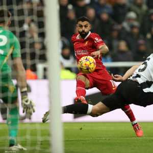 صلاح يسجل في مرمى نيوكاسل