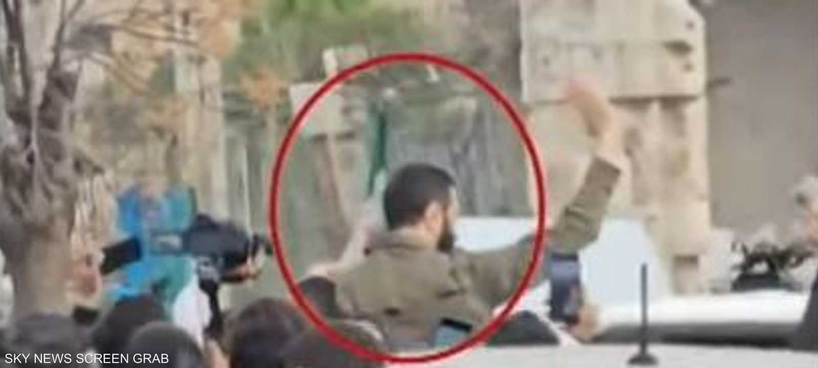 ظهور الجولاني عند قلعة حلب