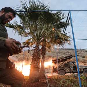 مقاتل تابع للفصائل المسلحة في حماة