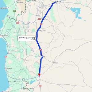 الطريق من حلب إلى حمص