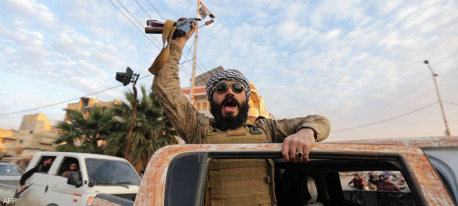 تنظيمات مسلحة تسيطر على مبنى قيادة الشرطة بالسويداء